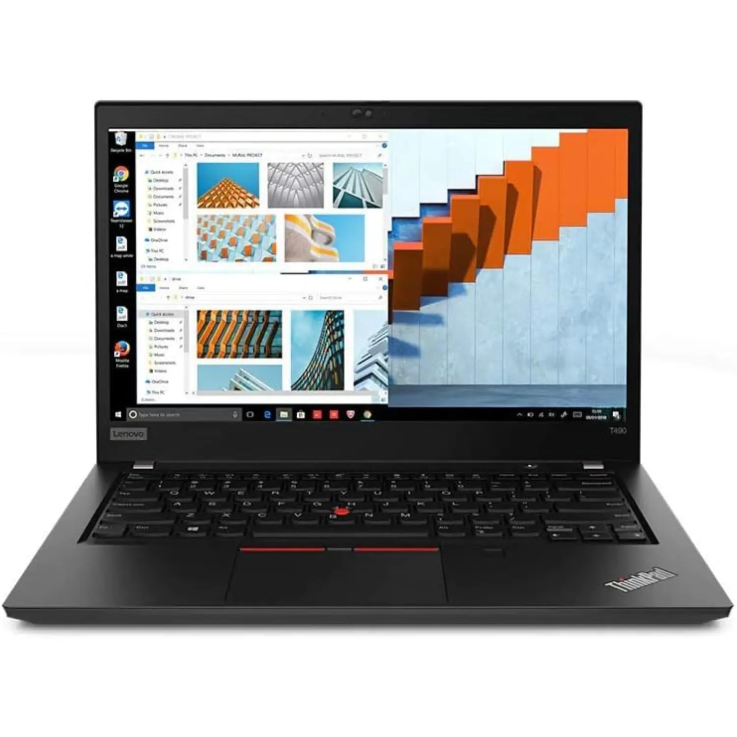 [T490-I5-8-256/RFB] Lenovo ThinkPad T490 – Laptop 14″ FHD IPS, Intel Core i5-8365U, 8GB RAM, 256GB SSD, Windows 10 Pro, Fingerprint, Grade A