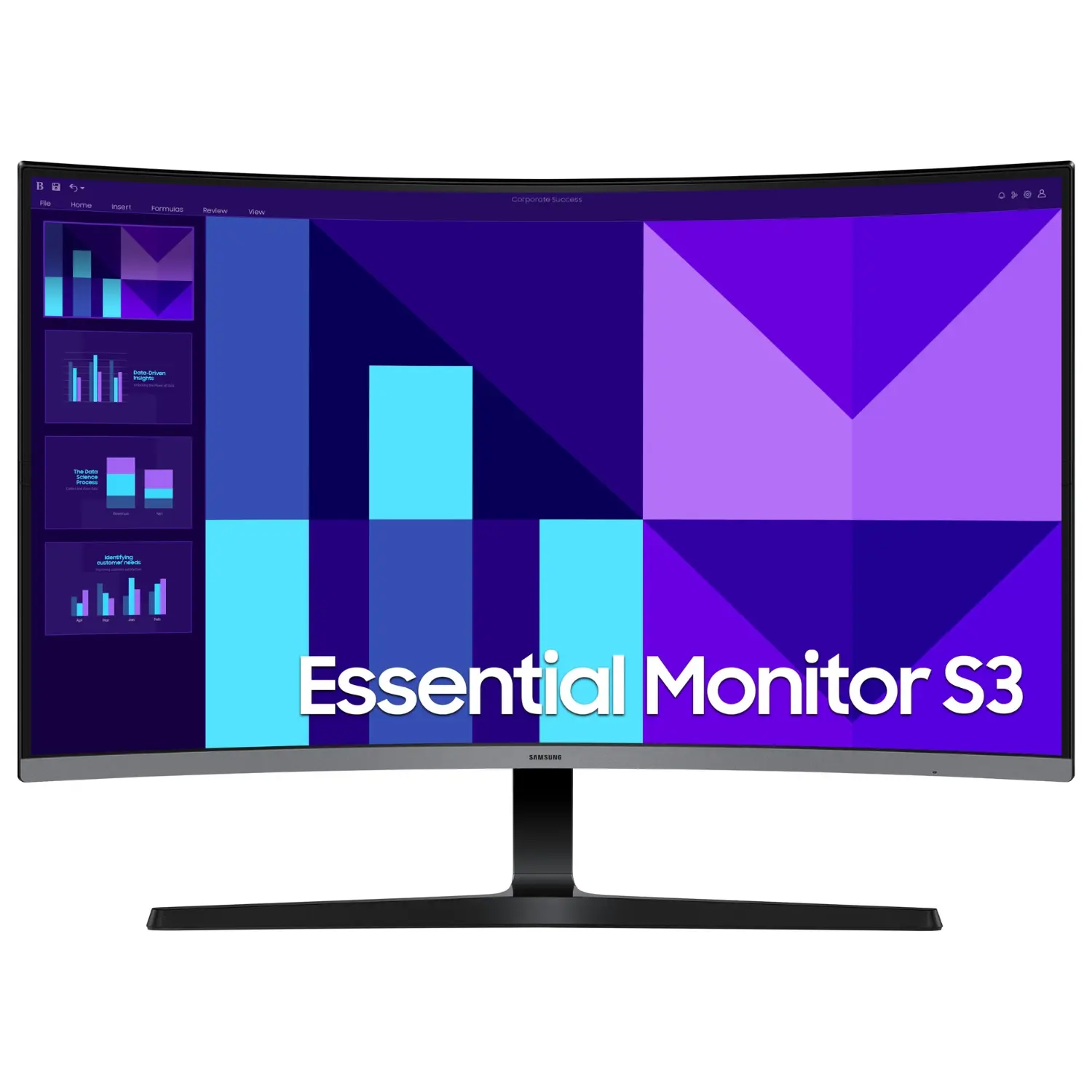 [LS32D390GALXZX/NEW] Monitor Samsung Essential S3 32 Pulgadas Curvo Full HD 100Hz VA Negro