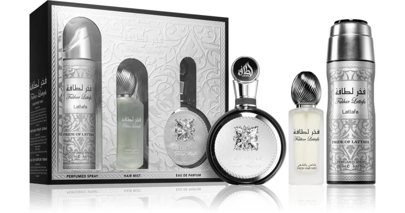 [6290362349105/NEW] Lattafa Fakhar Man 2pcs Gift Set (EDP 100ML + 200ML SPRAY)