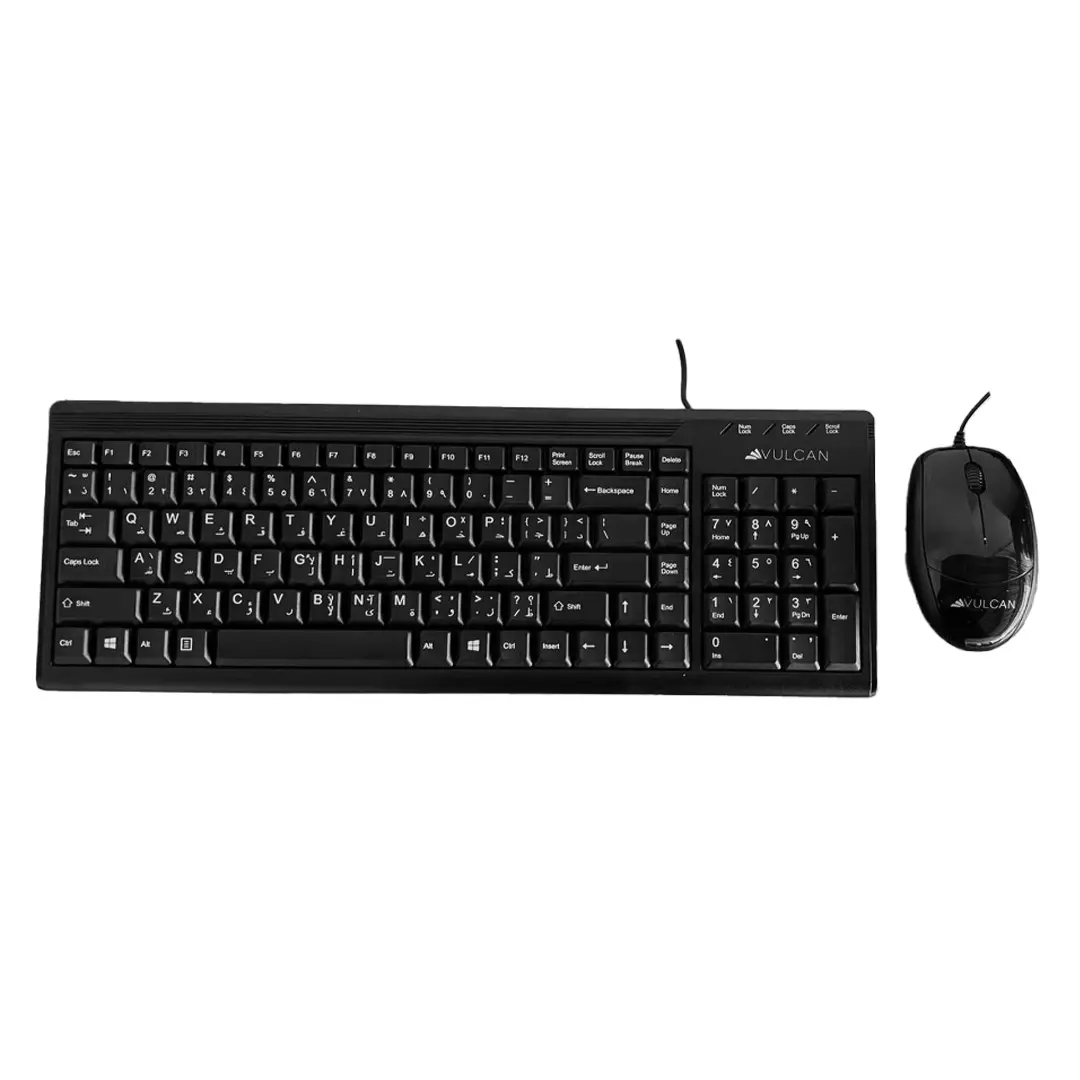 [KMMOK133USBBK/NEW] KIT Teclado & Mouse Mca. Vulcan KMMOK133USBBK