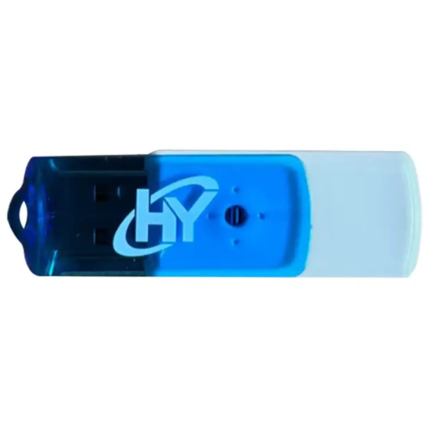 [U2BK/8GBBL/NEW] Memoria USB 8GB Hyundai Bravo | Color Azul | Construcción de Plástico Resistente | USB 2.0 | Nueva Sellada | Diseño Compacto | Ideal para Estudiantes, Oficina y Música en Auto