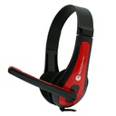 [TZ15PCAUD-GRB/RFB] Refurbished TechZone Audífonos con Micrófono TZ15PCAUD, Alámbrico, Negro/Rojo Grado B