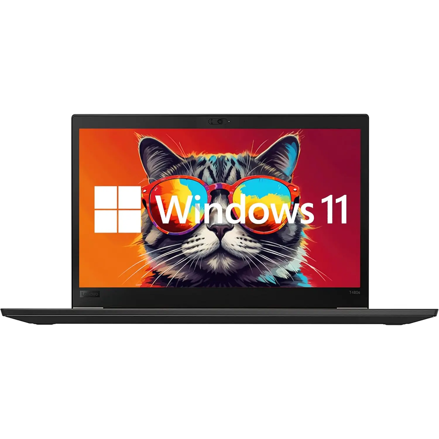 [T480S-I5-8-256/RFB] Lenovo ThinkPad T480s Refurbished – Core i5-8350U, 8GB RAM, 256GB SSD NVMe, 14" FHD, Windows 11 Pro, Cámara Integrada, Ultraligera – Grade A