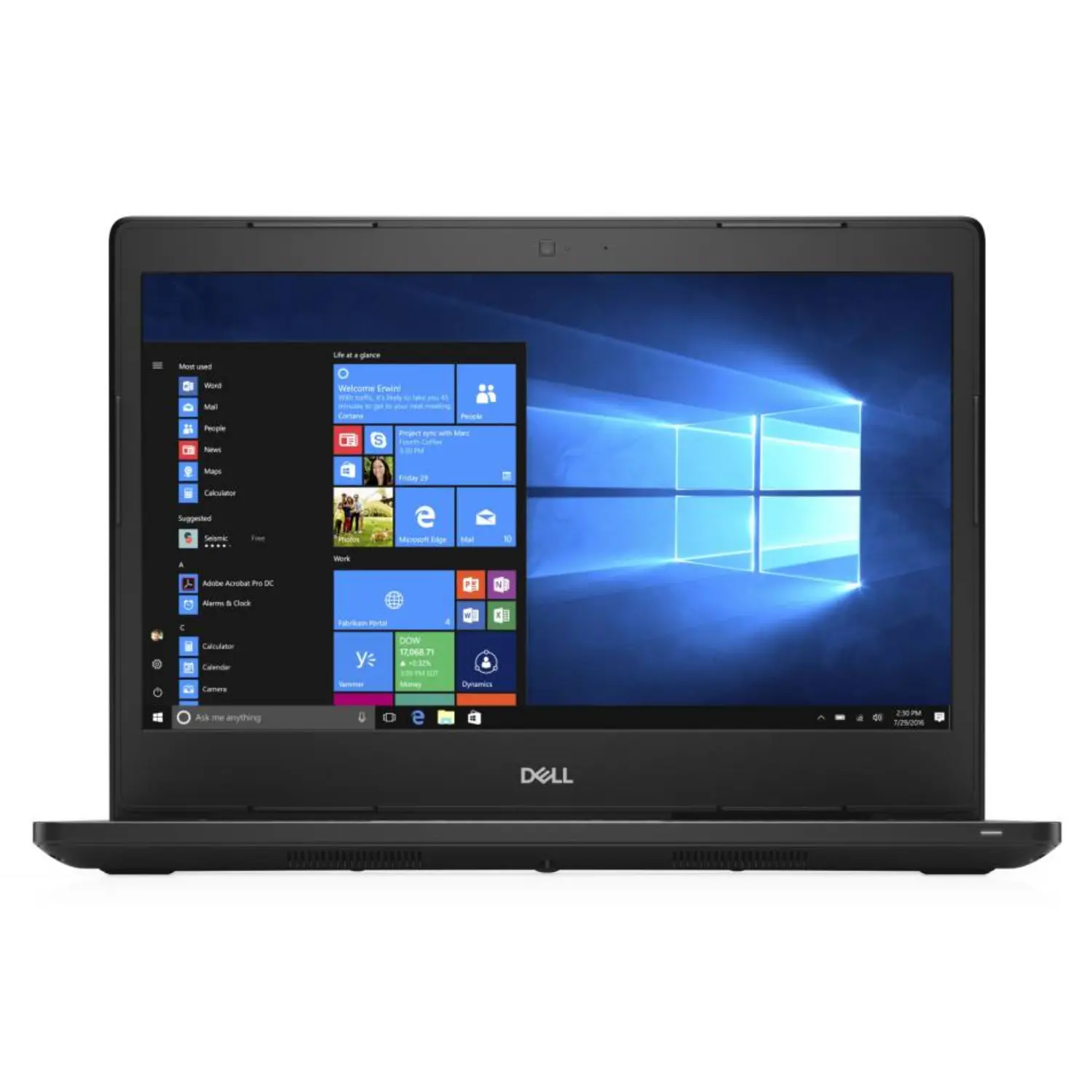 [DE3480-I5-8-256-ES/RFB] Dell Latitude 3480 14" HD - Intel Core i5-7200U, 8GB RAM, 256GB SSD, Teclado Retroiluminado, Win 11 Pro - Black (Grado A) Español/Ingles
