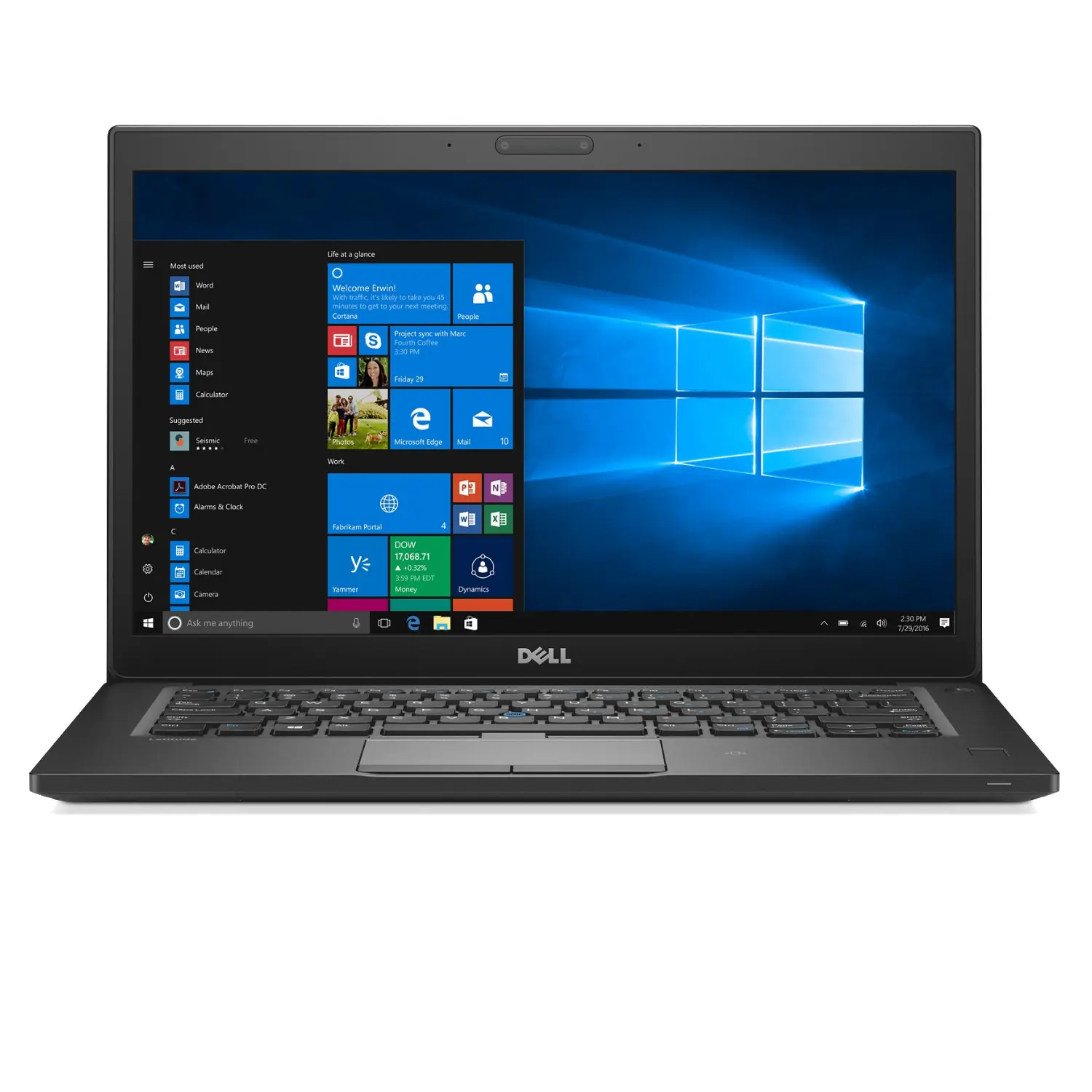 [DE7480-I76-8-256-ES/RFB] Dell Latitude 7480 Refurbished – Intel Core i7-6300U, 8GB RAM, 256GB SSD, Pantalla 14" FHD, Thunderbolt 3, HDMI, Webcam, Windows 11 Pro, Teclado Retroiluminado Inglés/Español (Grade A)