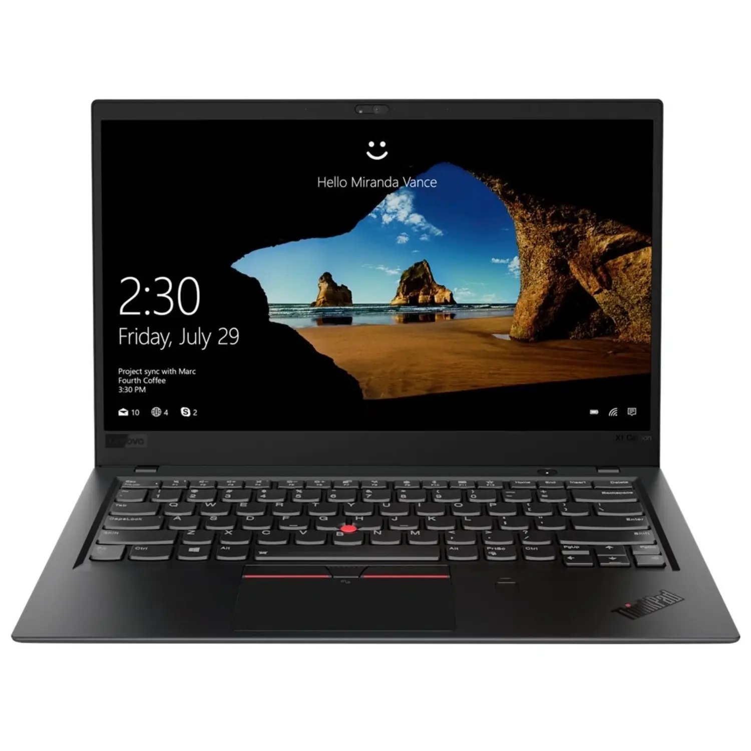 [20KGS9SA01_LN_K5XFK_I/RFB] Laptop Ultrabook LENOVO ThinkPad X1 Carbon G6 | Intel Core i7-8650U | 16GB RAM | 256GB SSD | Pantalla 14″ FHD Touch | Windows 11 Pro - Grado A