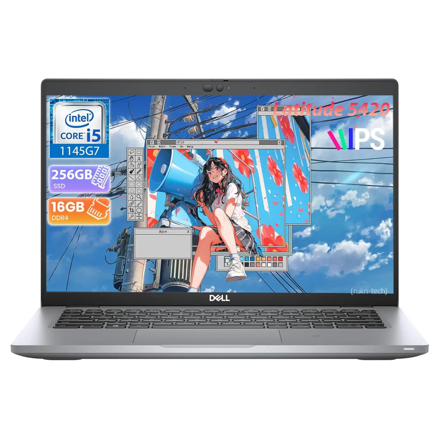 [DE5420-I5-16-256/RFB] Dell Latitude 5420 14" FHD - Intel Core i5-1145G7 vPro, 16GB RAM, 256GB SSD, Win 11 Pro - Black (Grado A)