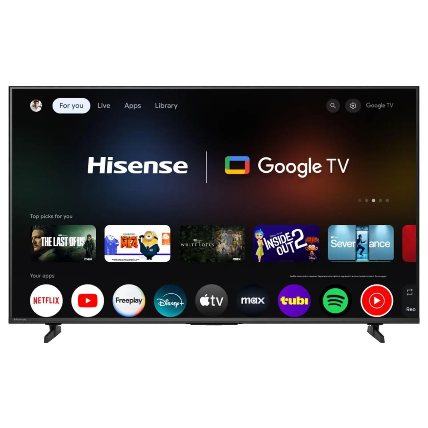 [50H5BG/NEW] Hisense 50" 4K UHD Google Smart TV HDR Dolby Vision 50H5BG